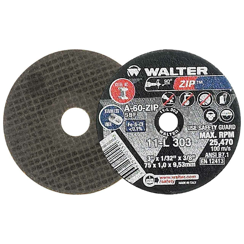 Walter 11-L 303 Cut-Off Wheel 3 x 1/32-ShopWeldingSupplies.com