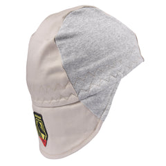 Revco FR Cotton Welding Cap with Hidden Bill Extension, Gray/Stone Khaki-ShopWeldingSupplies.com