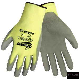 Global Glove Leather Gripster Lite 13 Gauge Gray Dipped Cut A2 PUG-88/9-ShopWeldingSupplies.com