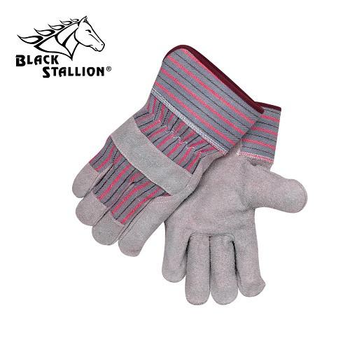Revco 5B Standard Split Cowhide Leather Palm Work Gloves (Large)-ShopWeldingSupplies.com