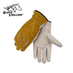 Revco 97 Drivers Work Gloves: Palm & Split Cowhide-ShopWeldingSupplies.com