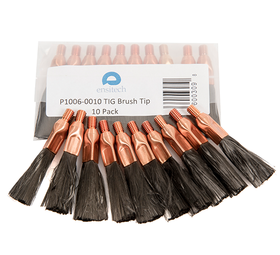 Ensitech TIG Brush Standard Wand Replacement Brushes (Pack of 10)-ShopWeldingSupplies.com