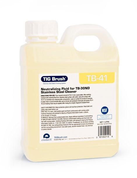 Ensitech TIG Brush TB-41 Neutralizing Fluid for TB-30ND (Quart or Gallon)-ShopWeldingSupplies.com