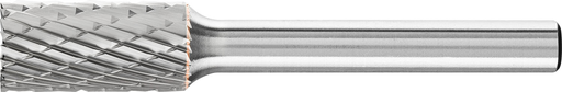 Pferd Carbide Bur - Cylind. End Cut, DBL Cut 3/8'' x 3/4'' x 1/4'' Shank - SB-3 (EDP 24242)-ShopWeldingSupplies.com