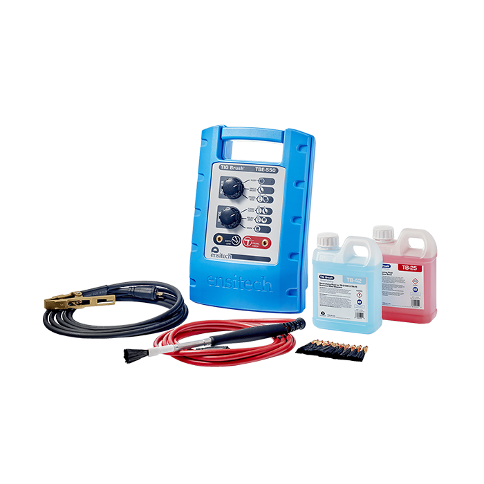 Ensitech TIG Brush TBE-550 Standard Wand Kit Stainless Steel Weld Cleaning System-ShopWeldingSupplies.com