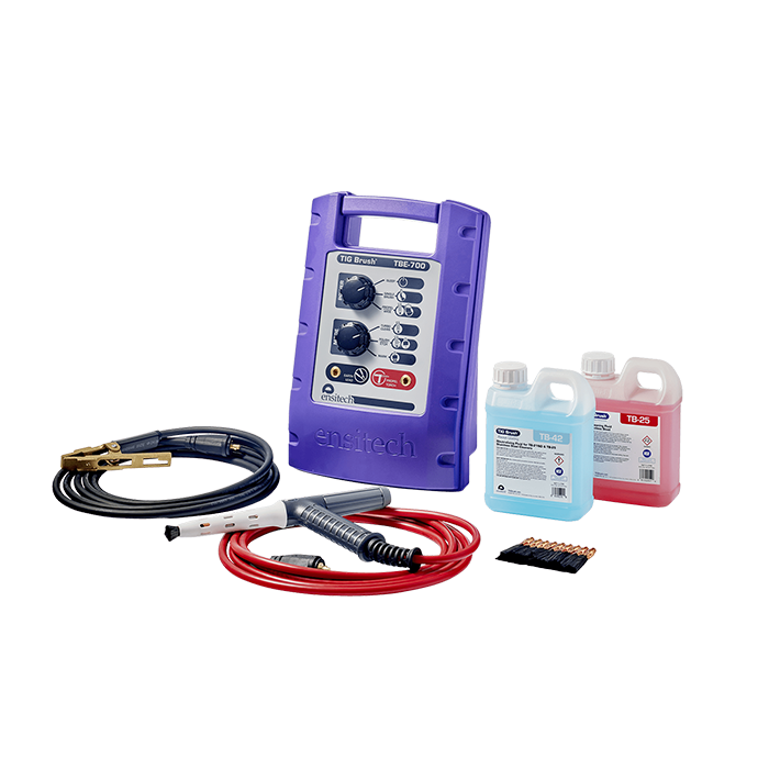 Ensitech TIG Brush TBE-700 PROPEL Kit Stainless Weld Cleaning System-ShopWeldingSupplies.com