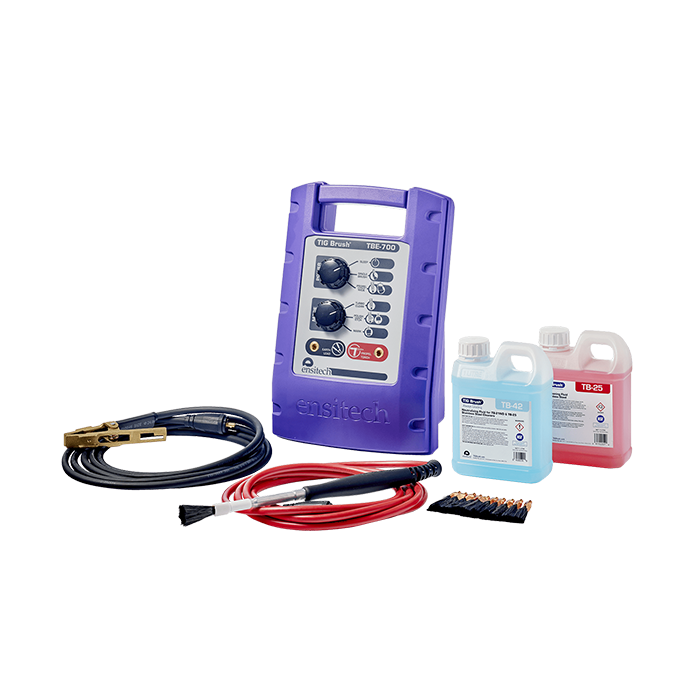 Ensitech TIG Brush TBE-700 Standard Wand Kit Stainless Steel Weld Cleaning System-ShopWeldingSupplies.com