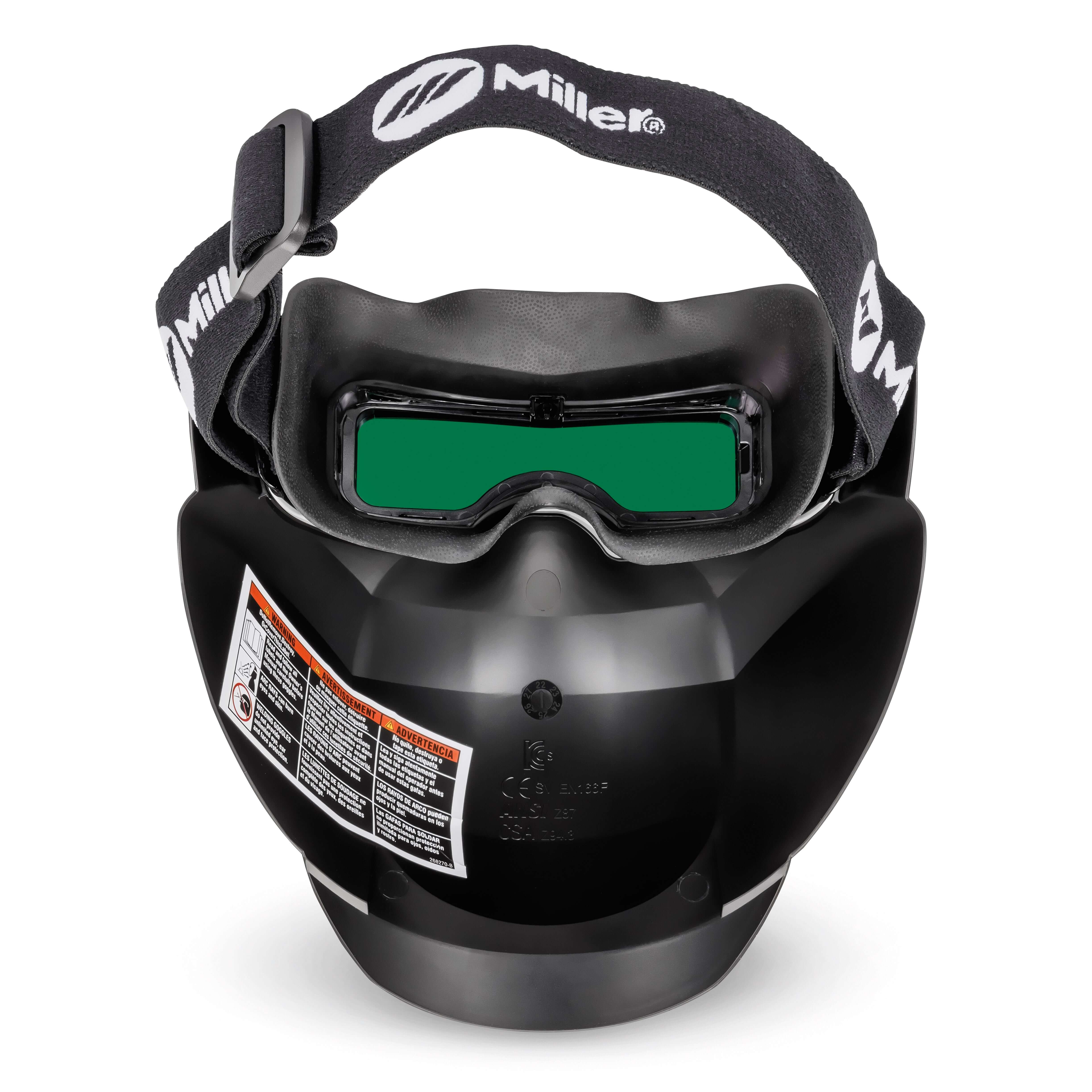 welding goggles vs helmet Miller Weld-Mask ClearLight Auto-Darkening Welding Goggles 295917