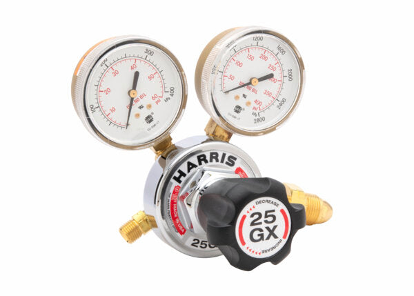 Harris 25GX-50-510P Medium/Heavy Duty Propane/Propylene Gas Regulator-ShopWeldingSupplies.com