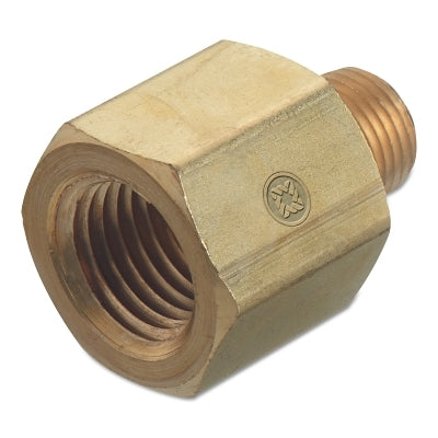 Brass Adapter Pipe Thread 1/2" NPT x 3/8" NPT(M) 3000 PSIG (312-BA-8-6HP) 1