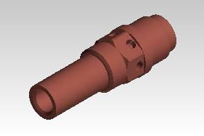 Fronius Nozzle Fit/Diffuser M6/SW 10X35.5 - Package of 5 (42,0001,4742)-ShopWeldingSupplies.com