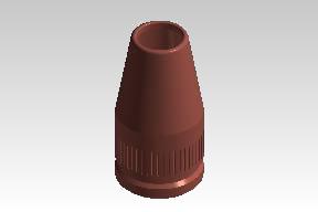 FRONIUS GAS NOZZLE CONICAL Ø13/Ø25X48THREAD-TYPE (42,0001,5042) - Each-ShopWeldingSupplies.com