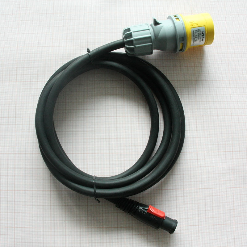 Fronius Industrial Mains Cable 16A 110v Yellow (43,0004,0324)-ShopWeldingSupplies.com