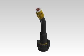 MTB 500d W R OVT/22°/L241/H50 MIG/MAG Robot Torch Body (44,0350,4287,630)-ShopWeldingSupplies.com