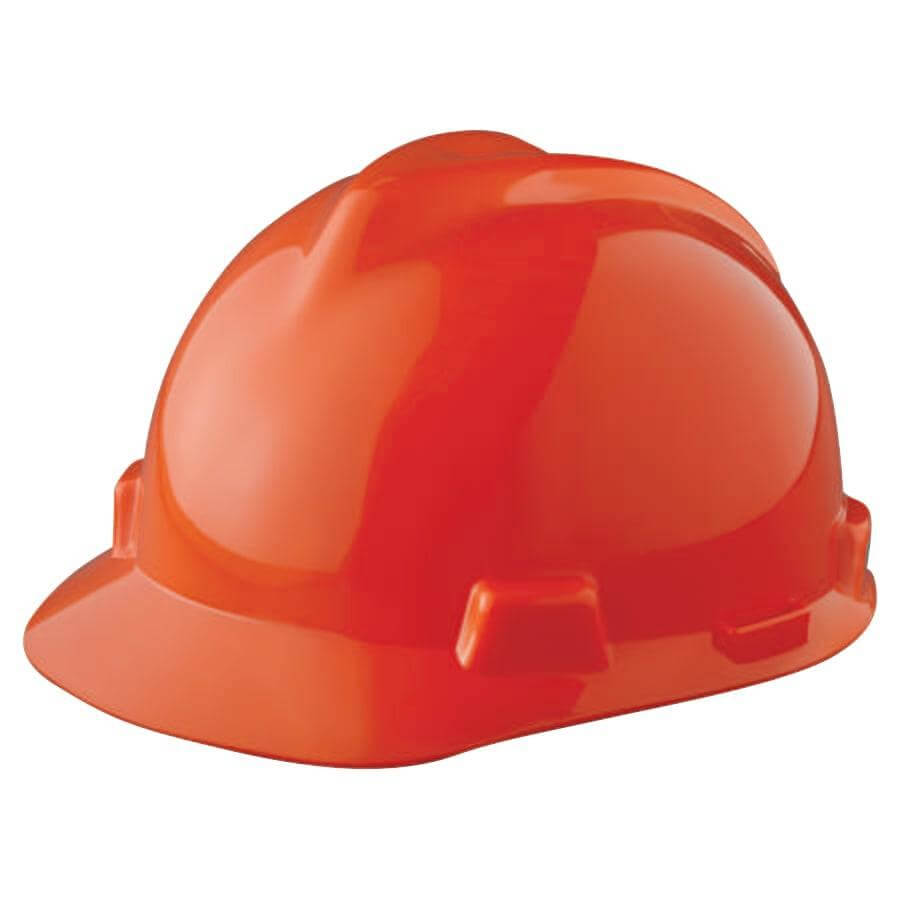 MSA V-Gard® Protective Cap Hard Hat Slotted (3 colors available)-ShopWeldingSupplies.com