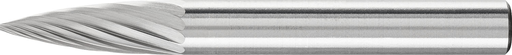 Pferd Carbide Bur - Tree Shape (Pointed), SGL Cut 1/4'' x 5/8'' x 1/4'' Shank - SG-1 ( EDP 24781)-ShopWeldingSupplies.com
