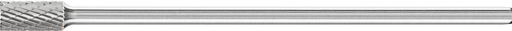 Pferd Carbide Bur - Cylind. (End Cut), DBL Cut 3/8'' x 3/4'' x 1/4'' Ext. Shank - SB-3L6 ( EDP 25842)-ShopWeldingSupplies.com