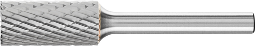 Pferd Carbide Bur - Cylind. End Cut, DBL Cut 1/2'' x 1'' x 1/4'' Shank - SB-5 (EDP 24282)-ShopWeldingSupplies.com