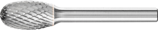 Pferd Carbide Bur - Oval Shape, DIA Cut 1/2'' x 7/8'' x 1/4'' Shank - SE-5 ( EDP 24653)-ShopWeldingSupplies.com