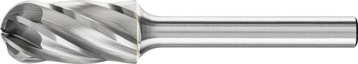 Pferd Carbide Bur - Cylind. Radius End, ALU Cut 1/2" x 1" x 1/4" Shank - SC-5 (EDP 24465)-ShopWeldingSupplies.com