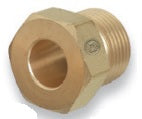 Western Enterprises #92 Brass CGA 580 Nut w/ 9/16" Inside Diameter-ShopWeldingSupplies.com