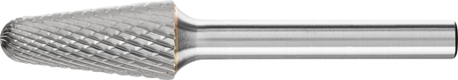 Pferd Carbide Bur - 14° Taper, DIA Cut 1/2'' x 1-1/8'' x 1/4'' Shank - SL-4 (EDP 25163)-ShopWeldingSupplies.com