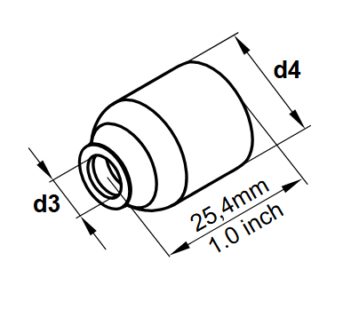 Fronius Screwable Ceramic Cup for 9/16" Setup (Select Opening Diameter)-ShopWeldingSupplies.com