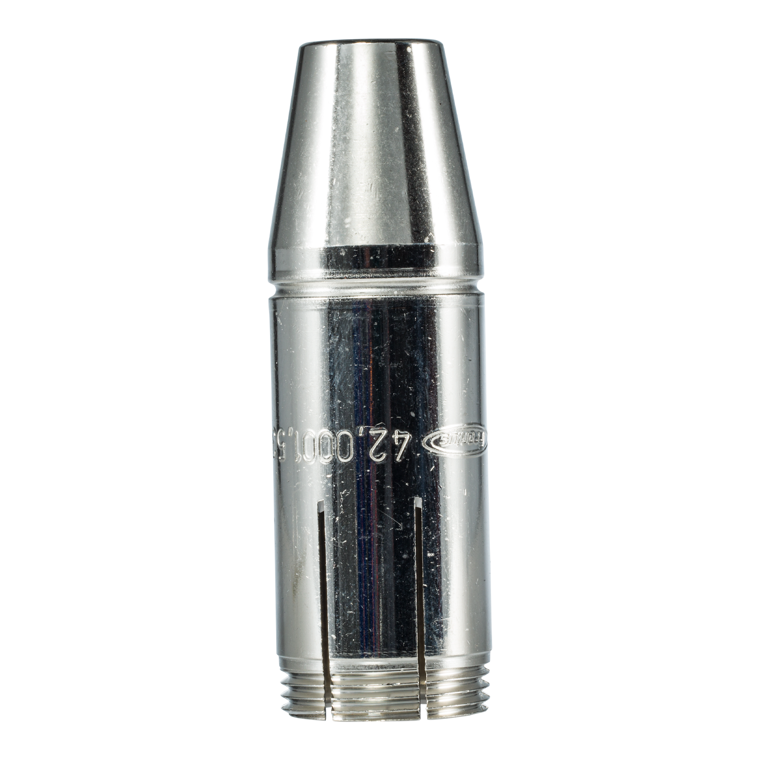 Fronius Gas Nozzle ø13/ø25x77.5 Extra Conical Thread-Type - Each (42,0001,5576)