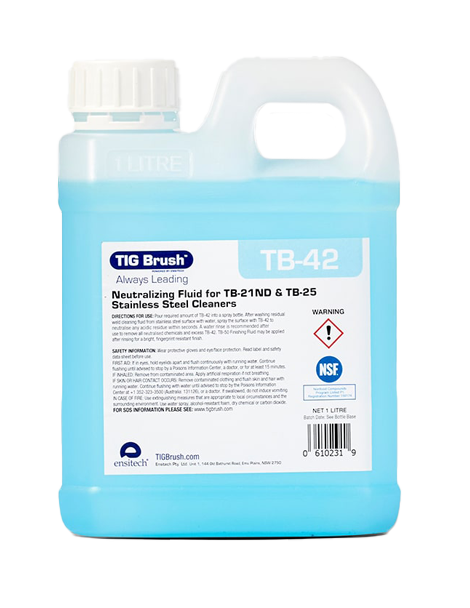 Ensitech TIG Brush TB-42 Neutralizing Fluid (Gallon)-ShopWeldingSupplies.com