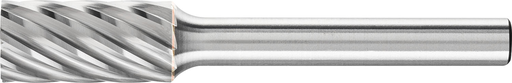 Pferd Carbide Bur - Cylind. Plain End, INOX Cut 3/8'' x 3/4'' x 1/4'' Shank - SA-3 (EDP 24067)-ShopWeldingSupplies.com
