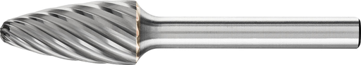 Pferd Carbide Bur - Tree Shape, INOX Cut 1/2'' x 1'' x 1/4'' Shank - SF-5 ( EDP 24727)-ShopWeldingSupplies.com