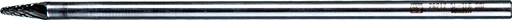 Pferd Carbide Bur - 14° Taper, DBL Cut 1/4'' x 5/8'' x 1/4'' Ext. Shank - SL-1L6 ( EDP 26212)-ShopWeldingSupplies.com