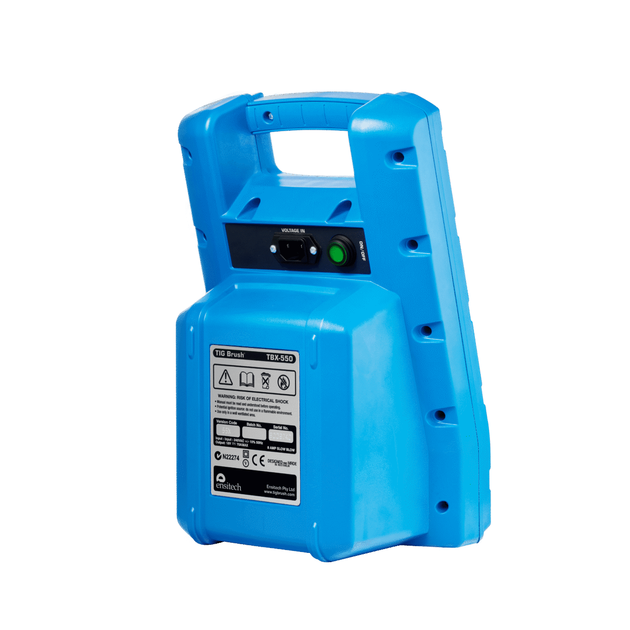 Ensitech TIG Brush TBE-550 PROPEL Kit Stainless Steel Weld Cleaning System-ShopWeldingSupplies.com
