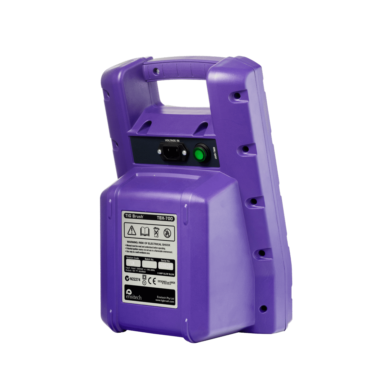 Ensitech TIG Brush TBE-700 Flexi Handle Kit Stainless Steel Weld Cleaning System-ShopWeldingSupplies.com