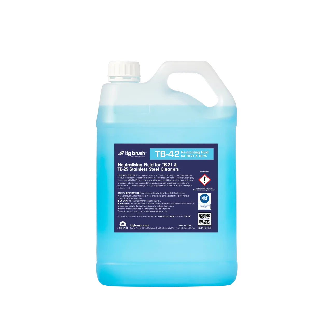 Ensitech TIG Brush TB-42 Neutralizing Fluid (Gallon)