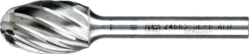 Pferd Carbide Bur - Oval Shape, ALU Cut 5/8" x 1" x 1/4" Shank - SE-6 ( EDP 24665)-ShopWeldingSupplies.com