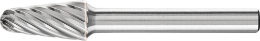 Pferd Carbide Bur - 14° Taper, INOX Cut 3/8'' x 1-1/16'' x 1/4'' Shank - SL-3 ( EDP 25157)-ShopWeldingSupplies.com