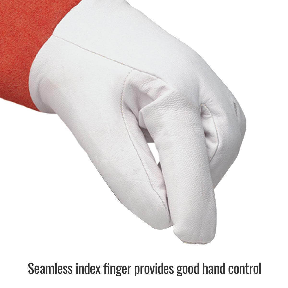 Revco Pearl White Kidskin TIG Glove - 35KF-ShopWeldingSupplies.com