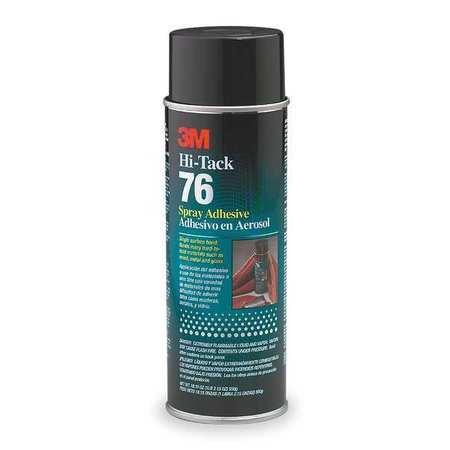 3M 021200-30026 Hi-Tack 76 Spray Adhesive, Clear 18.1oz (12/pack)-ShopWeldingSupplies.com
