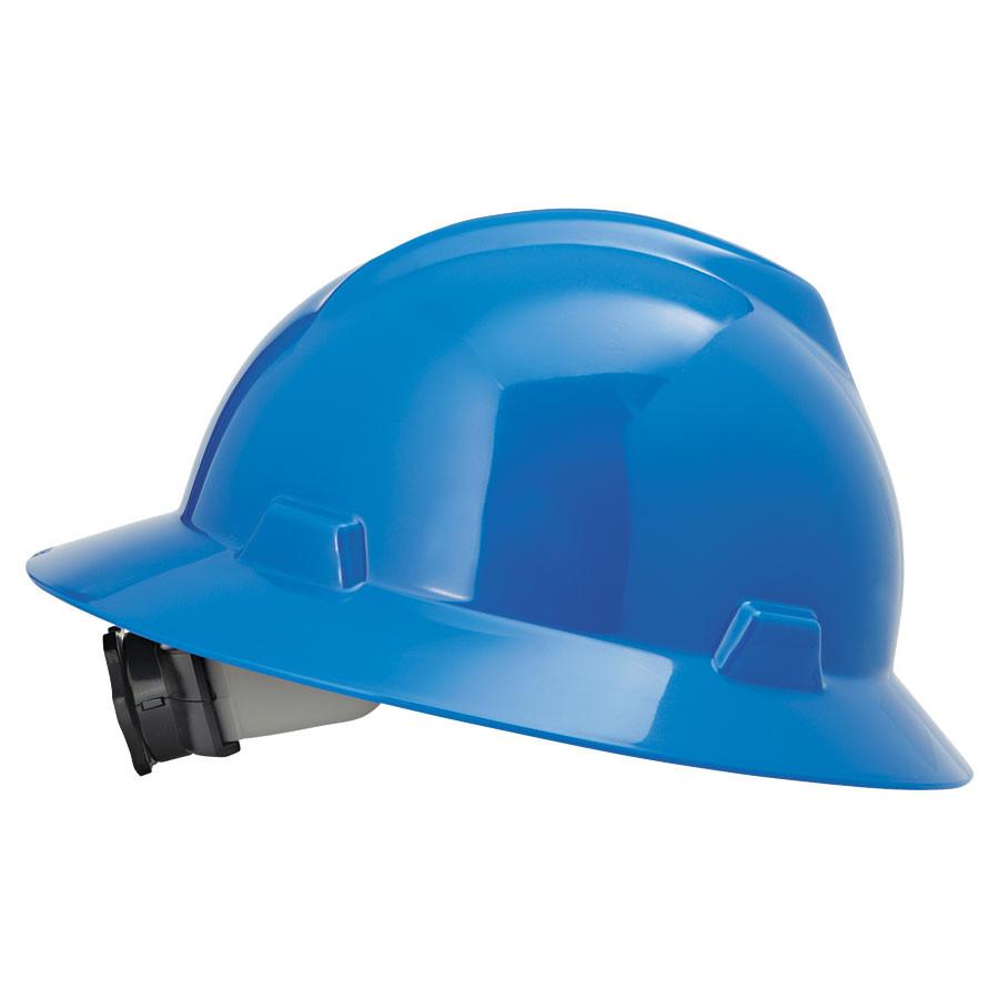 MSA V-Gard® Protective Slotted Hard Hat Cap (Multiple colors are available)-ShopWeldingSupplies.com