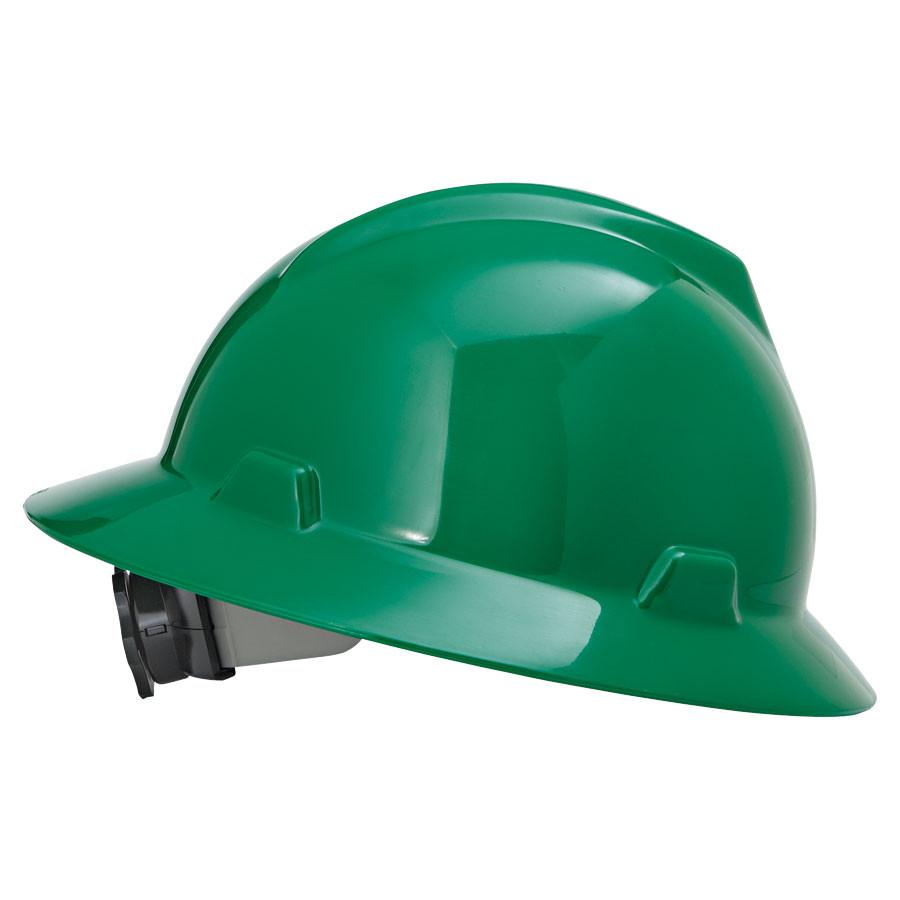 MSA V-Gard® Protective Slotted Hard Hat Cap (Multiple colors are available)-ShopWeldingSupplies.com