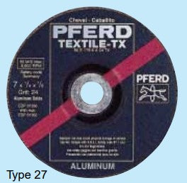 Pferd 61362 Grinding Wheel 7x1/4 (Package of 10)-ShopWeldingSupplies.com