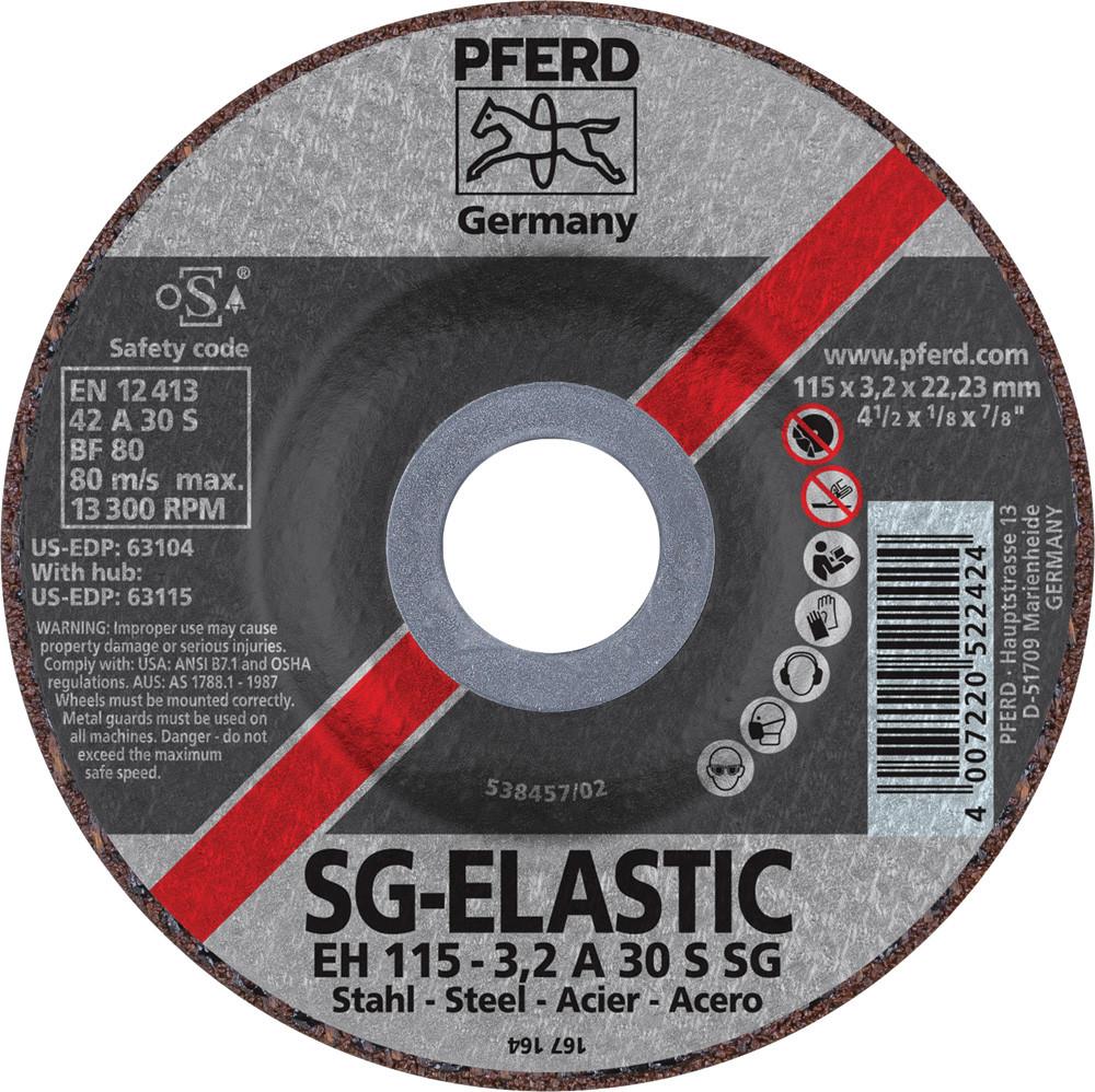 Pferd 63104 SG Elastic 4-1/2"x1/8"x7/8" Cut-Off Wheel (Package of 25)-ShopWeldingSupplies.com