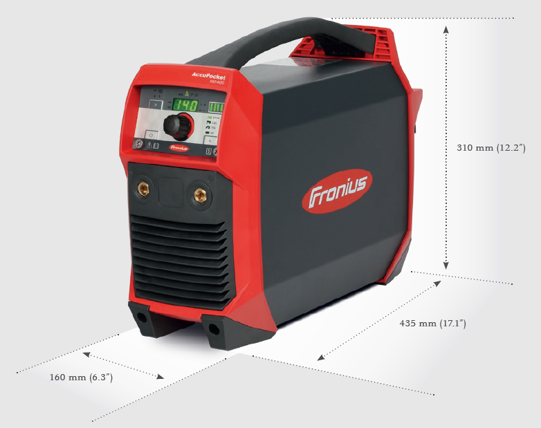 Fronius AccuPocket 150 Battery-Powered TIG-Stick Welding Machine (49,0400,0001) - FREE SHIPPING*!-ShopWeldingSupplies.com