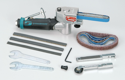 Mini-Dynafile II Abrasive Belt Tool Kit - 1/8"-1/2" Width by 12" Length Belts-ShopWeldingSupplies.com