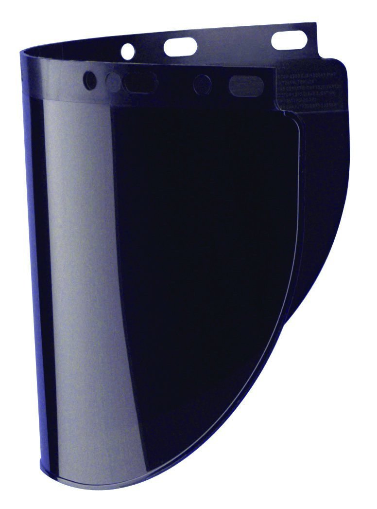 Fibre-Metal 4178 .060" 8x16-1/2" Shade 5 Faceshield Window (Box of 12)-ShopWeldingSupplies.com