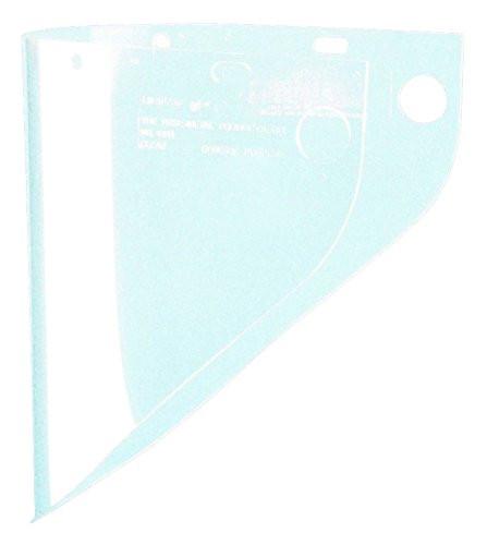 Fibre-Metal 4199 .060" 9-3/4x19" Clear Extended View Faceshield Window (Box of 12)-ShopWeldingSupplies.com