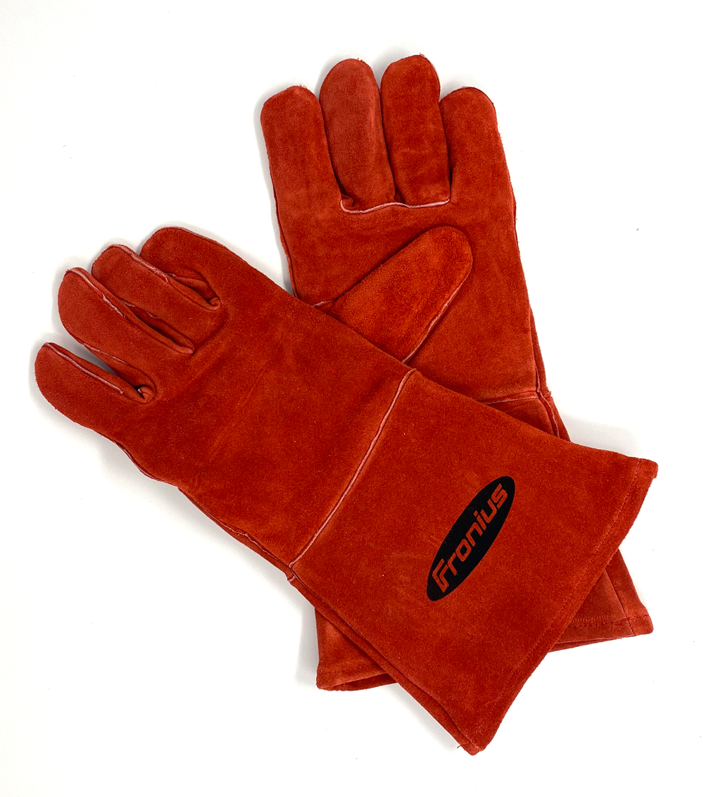 Red welding gloves sales