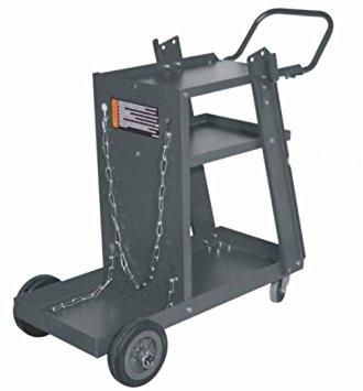PowerWeld CCMIG Industrial MIG Welder Cart (Black)-ShopWeldingSupplies.com
