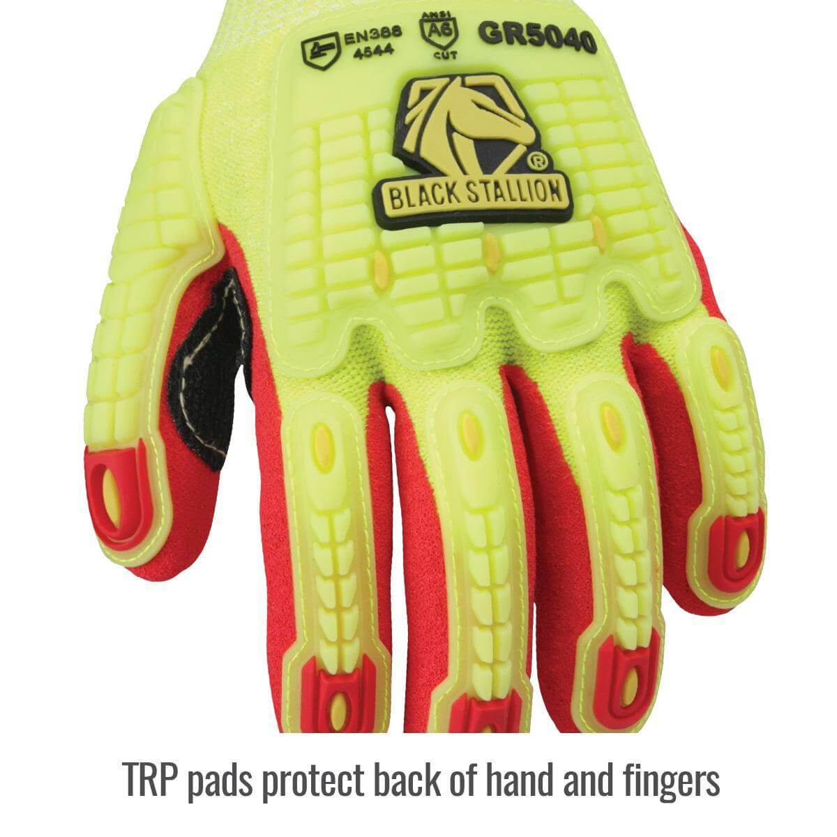 Revco AccuFlex™ A6 Cut & Impact Resistant Hi-Vis Nitrile-Coated Knit Glove-ShopWeldingSupplies.com